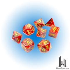 Vortex - Polyhedral 7-Die Set - Underworld / Yellow